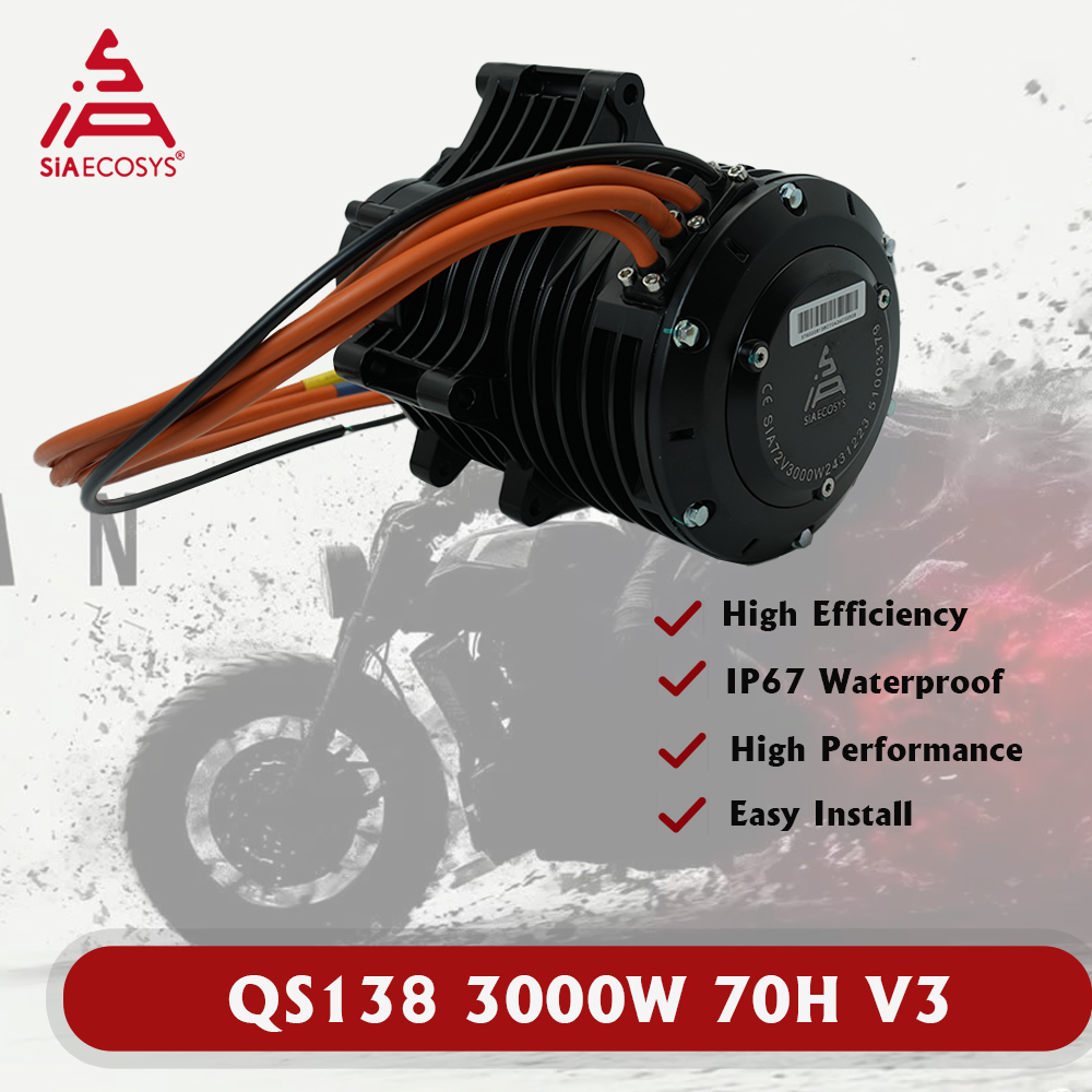 QSMOTOR QS138 70H V3 3000W 750 - Fardriver Nd72850 Controller 评论和价格