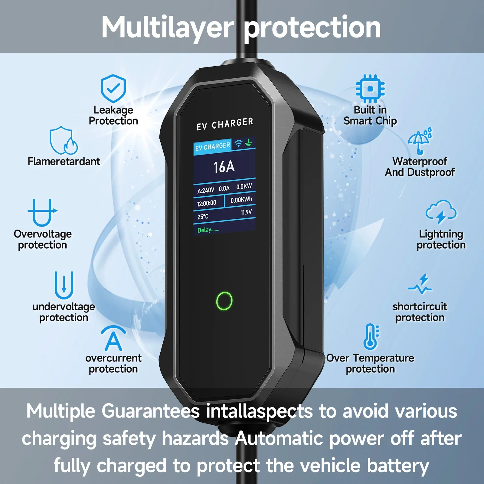 AFEEV Type 2 Portable EV Charg - Type 2 Portable Ev Charger 11Kw Cee 评论和价格